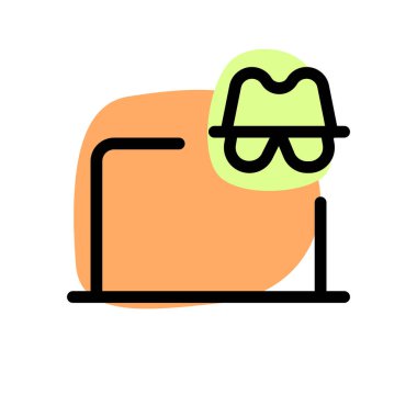 Hacker kişisel veriler için dizüstü bilgisayara bağlanıyor.