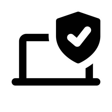 Sağlam güvenlik mekanizmalarıyla korunan dizüstü bilgisayar.