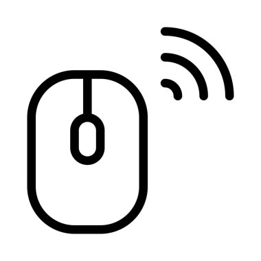 Bilgisayar aygıtını kontrol etmek için kablosuz fare.