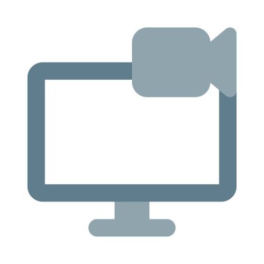 Monitörde görsel veri yakalanıyor ve saklanıyor.