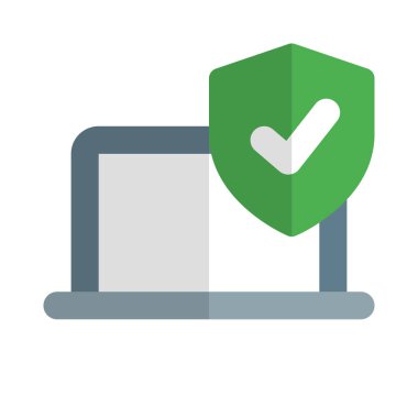 Sağlam güvenlik mekanizmalarıyla korunan dizüstü bilgisayar.