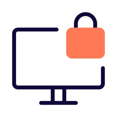 Geliştirilmiş güvenlik kilidiyle donatılmış monitör.