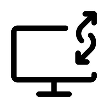 Veri aktarmak için bir masaüstü bilgisayarı kullanılıyor.