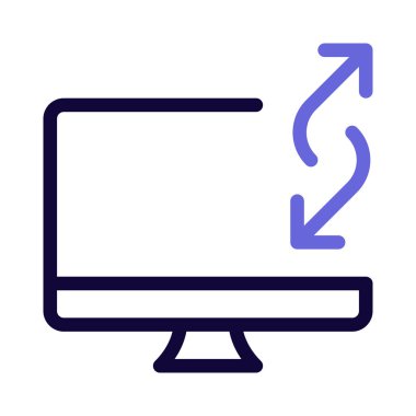 Veri transferi için masaüstü bilgisayarı kullanılıyor.