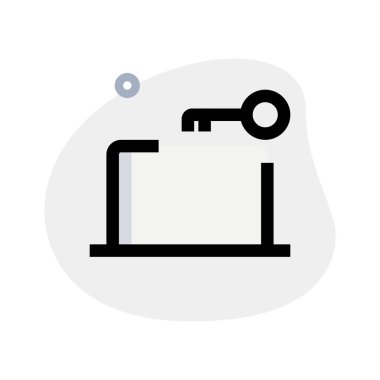 Güvenli ağ geçidi sistemi dizüstü bilgisayara yüklendi.