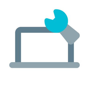 Dizüstü bilgisayar sistem bakım araçlarını temsil eden anahtar.