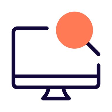 Bir masaüstündeki dosyaları etkin bir şekilde aranıyor.