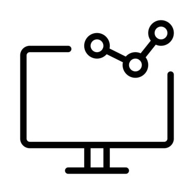 Masaüstü ekranında verilerin grafiksel görüntüsü.