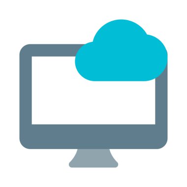 Veri depolama için buluta bağlı masaüstü.