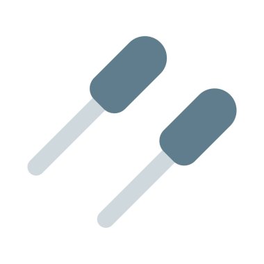 Akupunktur terapisi beyaz arka planda izole edilmiş iğneler.