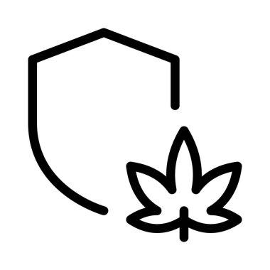 Beyaz arka planda izole edilmiş kalkan kenevirleri