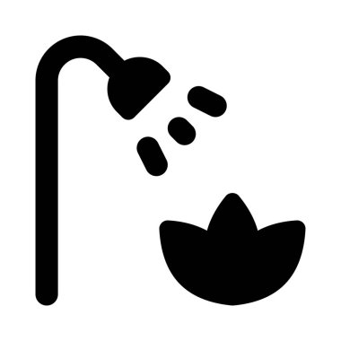 Kaplıcada vücut tedavi hizmetlerinden sonra duş hizmeti