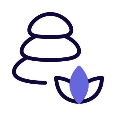 Spa vücut tedavisinde kullanılan iyileştirici taş tedavi merkezi