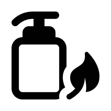 Bitkisel losyon kremi pompası beyaz arka planda izole edilmiş.