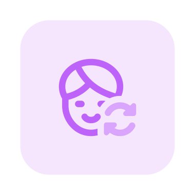 Beyaz arka planda izole edilmiş makyaj temizliği sonrası ferahlatıcı görünüm