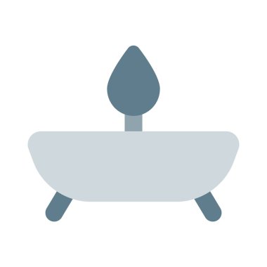 Beyaz arkaplanda izole edilmiş mum gibi dekoratif öğeler