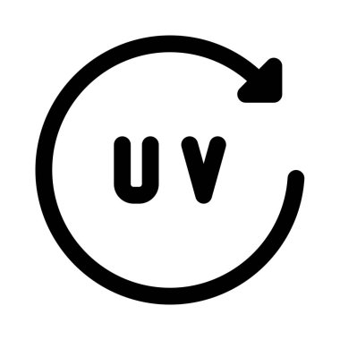 Uzun bir gün için ultraviyole koruma beyaz zemin üzerinde izole