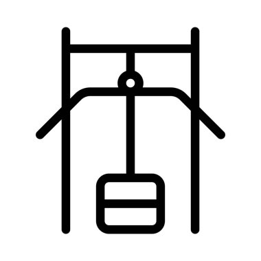 Bir istasyonda donanımlı göğüs egzersizi makinesi