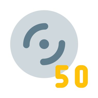 Beyaz zemin üzerinde 50 kilogram dambıl izole edildi