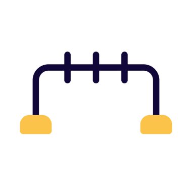 Beyaz arka planda izole edilmiş açık spor salonu kaldırma egzersizi tutuşu