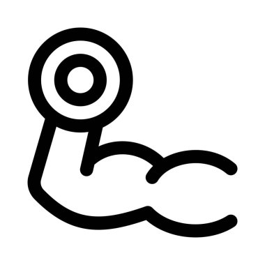 Bir dambıl seti egzersizi ile biiceps artışı