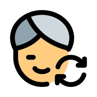 Beyaz arka planda izole edilmiş makyaj temizliği sonrası ferahlatıcı görünüm