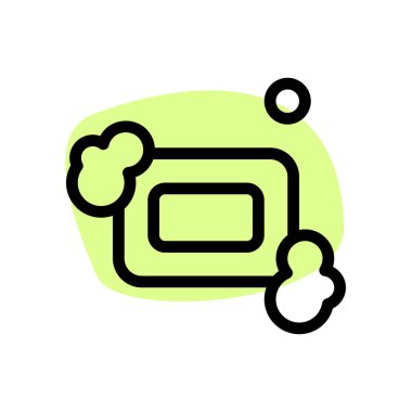 Beyaz zemin üzerinde izole edilmiş anti bakteriyel sabun.