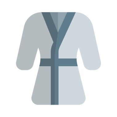 Kadın otel tuvaleti beyaz arka planda izole edilmiş.