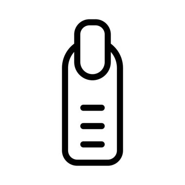 İzole edilmiş ojeler için uzun tırnaklar