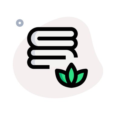 Spa vücut tedavi hizmetinde havlu paketi bulunabilir