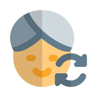 Beyaz arka planda izole edilmiş makyaj temizliği sonrası ferahlatıcı görünüm