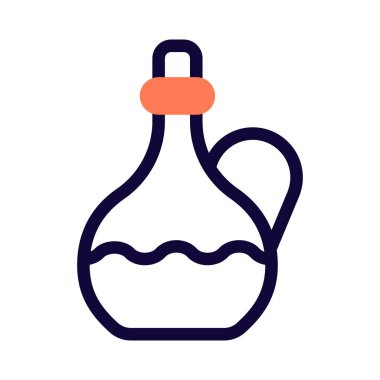 Aromaterapi kokusu beyaz arka planda izole edilmiş bir şişede saklanıyor.