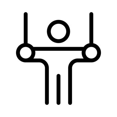 Beyaz arka planda izole edilmiş aerobik güç egzersizi