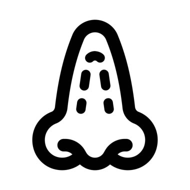 Burun düzeltme ameliyatı, beyaz arkaplanda izole edilmiş astarlama izleri