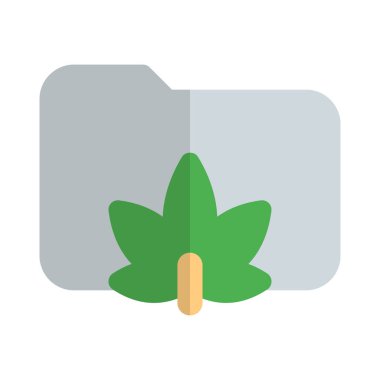 Laboratuvar geliştirilmiş araştırma dizini beyaz arkaplanda izole edildi