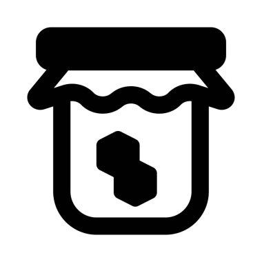 Bitkisel ve antik ilaçlar için bal beyaz bir arka planda izole