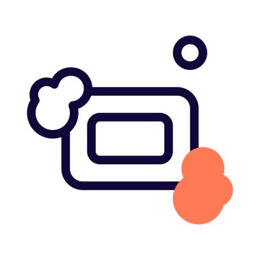 Beyaz zemin üzerinde izole edilmiş anti bakteriyel sabun.