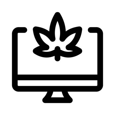 Laboratuvarı izlemek bilgisayarda marihuana yetiştirmek