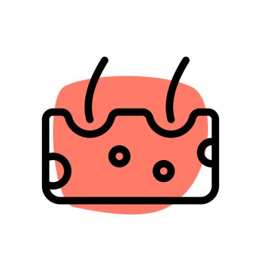 Çapraz görünümü olan bir ciltte uzun saç uzaması