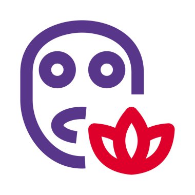 Beyaz arka planda izole edilmiş güzelleştirme için yüz maskesi terapisi