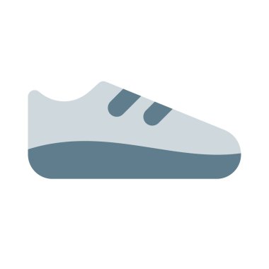 Kardiyo egzersizi için koşu ayakkabıları beyaz arka planda izole edildi