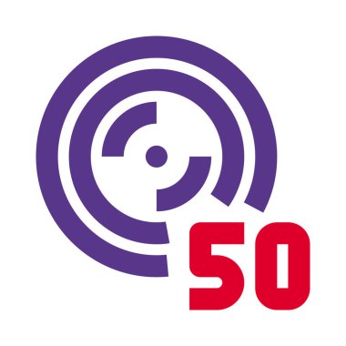 Beyaz zemin üzerinde 50 kilogram dambıl izole edildi