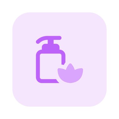 Pompa şişesinde saklanmış el sabunu.