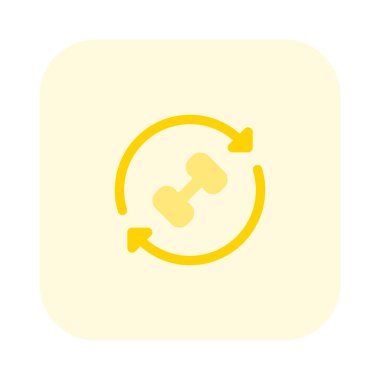 Beyaz arka planda izole edilmiş aptal rutin çekirdek kuvvet egzersizi