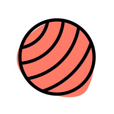 Omurga egzersizi için egzersiz topu gibi çapraz uyumlu spor aletleri