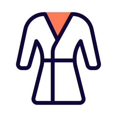 Kadın otel tuvaleti beyaz arka planda izole edilmiş.