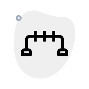 Beyaz arka planda izole edilmiş açık spor salonu kaldırma egzersizi tutuşu