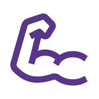 Yüksek kalite güç egzersiziyle spor salonunda kas yapmak.