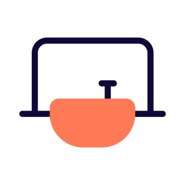 Temizliği sağlamak için ellerini yıkama lavabosu.