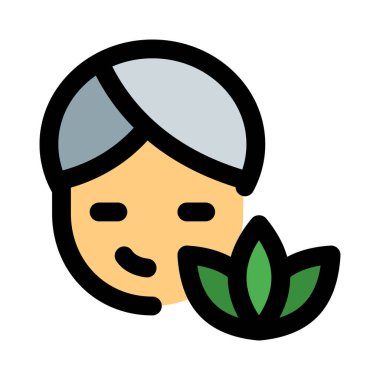 Beyaz arka planda sadece kadınlar için Spa hizmeti